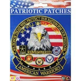 HONORING VETERANS Iron On Patch Patriotic Celebration Military HONORING VETERANS Iron On Patch Patriotic Celebration Military